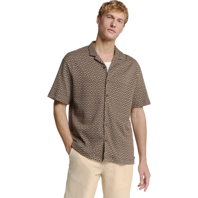 No Excess Shirt short sleeve jersey revers co caramel 28490485-048 large