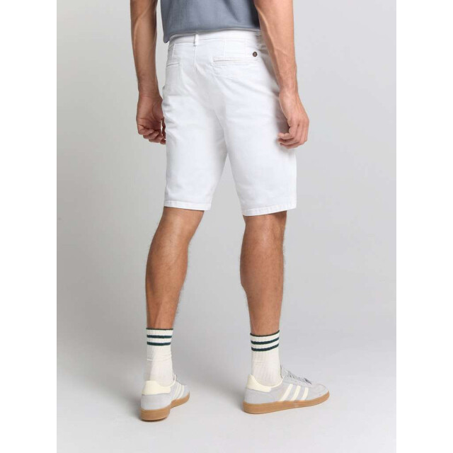 No Excess Short chino garment dyed twill stre white 288190406-010 large
