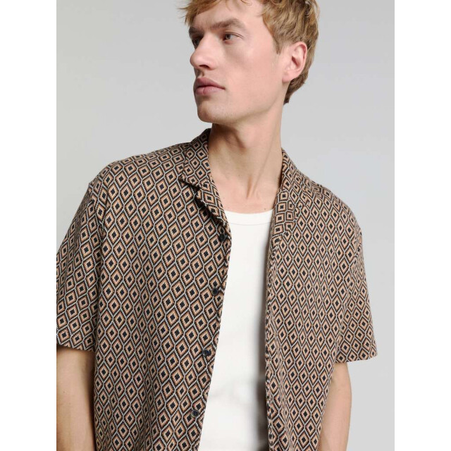 No Excess Shirt short sleeve jersey revers co caramel 28490485-048 large