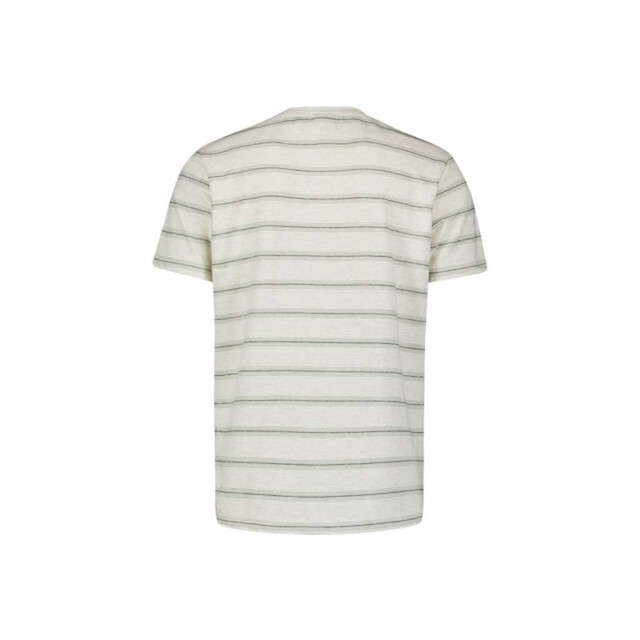 No Excess T-shirt crewneck jacquard stripe offwhite 28350450-011 large