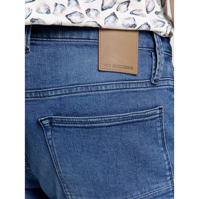 No Excess Short denim stretch stone used denim 27819D59N-228 large