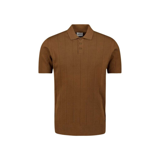 No Excess Pullover short sleeve polo button s camel 28240450-140 large