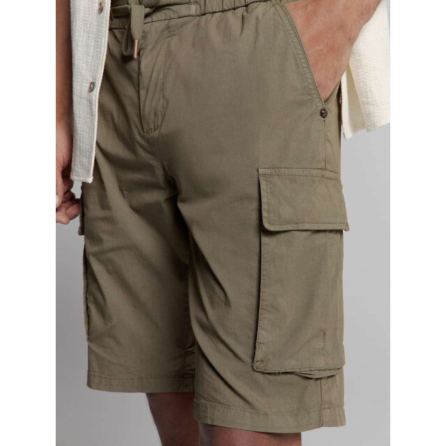 No Excess Short stretch cargo garment dyed dark moss 278190309-186 large