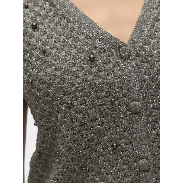 Vero Moda vmamalfi shine sl v-neck short vest 10330705 kalamata 06226.369.0005 large
