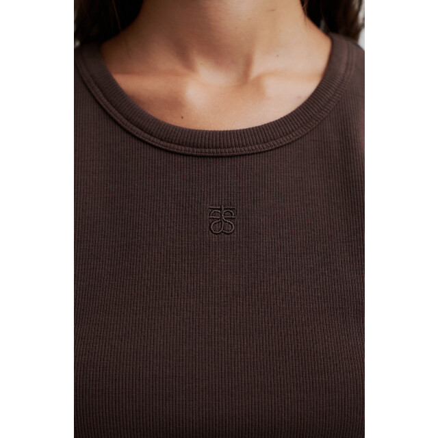 Second Female top gelina tank top 6139 chocolate brown 06010.880.0006 large
