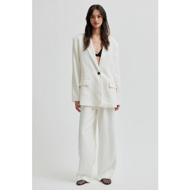 Second Female pant lino trousers 1016 white alyssum 06541.180.0012 large