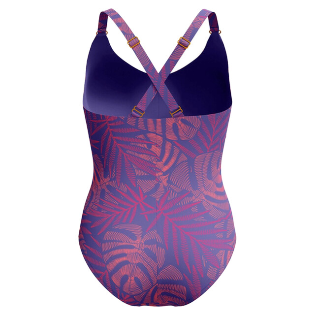 Speedo Eco print v neck 1p blu/ora 134895 large