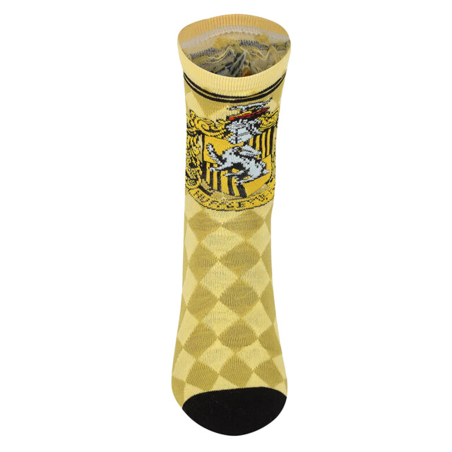 Li-cense Harry potter unisex hufflepuff sokken volwassenen UTHE3178_yellowblack large