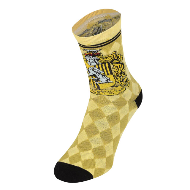 Li-cense Harry potter unisex hufflepuff sokken volwassenen UTHE3178_yellowblack large