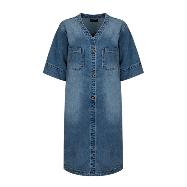 G-Maxx Jurk dario denim mid blue Dario - Denim mid blue large