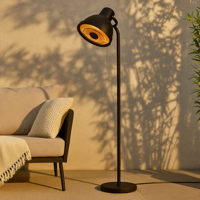 Zephyr Staande elektrische terrasverwarmer met infrarood –verstelbaar en stijlvol 3079094 large
