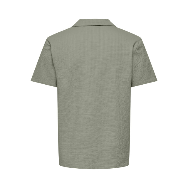 Only & Sons Onskian reg seersucker resort polo 22032818 large