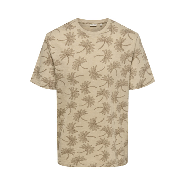 Only & Sons Onsmaldini aop reg. ss aop tee 22034083 large
