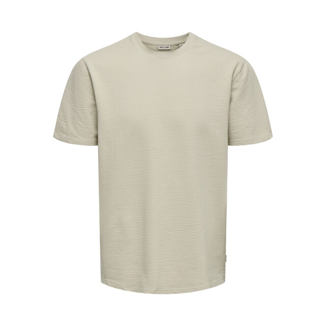 Only & Sons Onskian life reg seersucker ss tee 22028692 large
