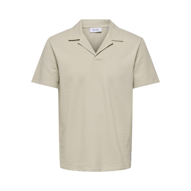 Only & Sons Onskian reg seersucker resort polo 22032818 large