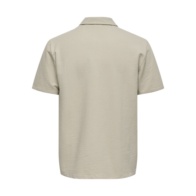 Only & Sons Onskian reg seersucker ss polo 22028694 large