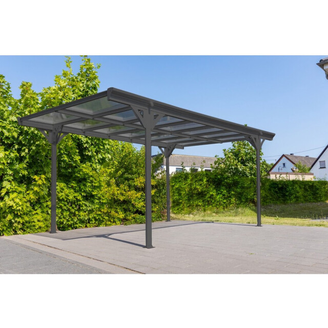 Westmann Aluminium carport met plat dak helsinki - 503x305x232cm 3047986 large
