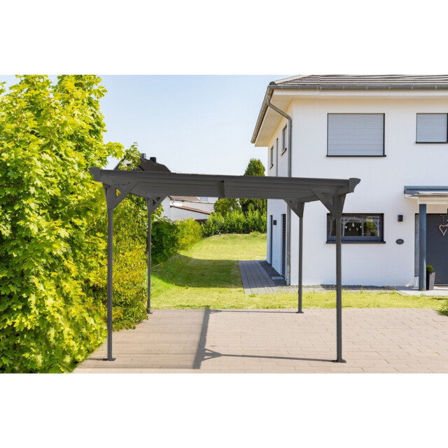 Westmann Aluminium carport met plat dak helsinki - 503x305x232cm 3047986 large