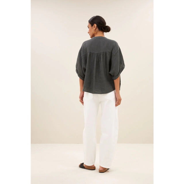 By-Bar Amsterdam 25112009 axel linen blouse 25112009 Axel linen blouse large