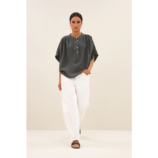 By-Bar Amsterdam 25112009 axel linen blouse 25112009 Axel linen blouse large