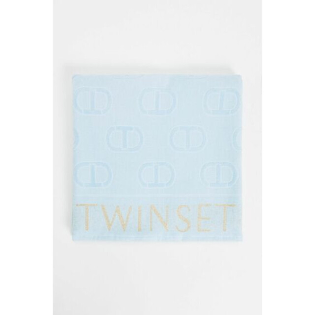Twin-set Strandhanddoek aquamarine-one size 241LB4AFF large