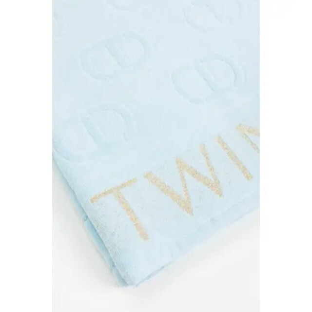 Twin-set Strandhanddoek aquamarine-one size 241LB4AFF large