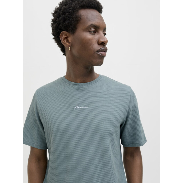 Jack & Jones jprblafranco ss tee crew neck ln 12175825 stormy sea 05011.315.0042 large