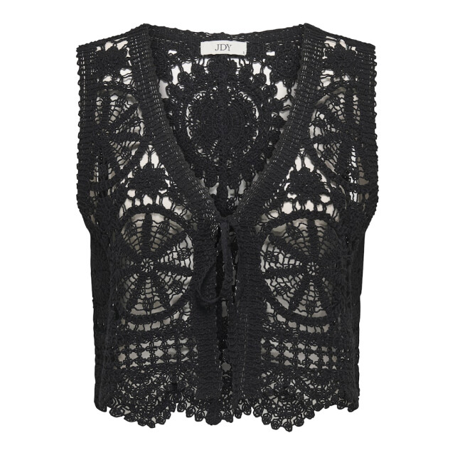 Jacqueline de Yong vic s/l v-neck tie vest knt 15347425 - 06741.991.0070 large