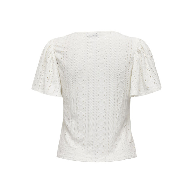 Only onlriverside s/s flaired top jrs 15312474 cloud dancer 06011.198.0180 large