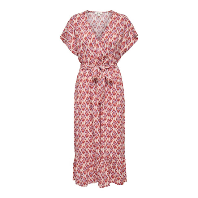 Only onlzilla adele life ss long dress w 15357778 equestrian red 06313.640.0017 large