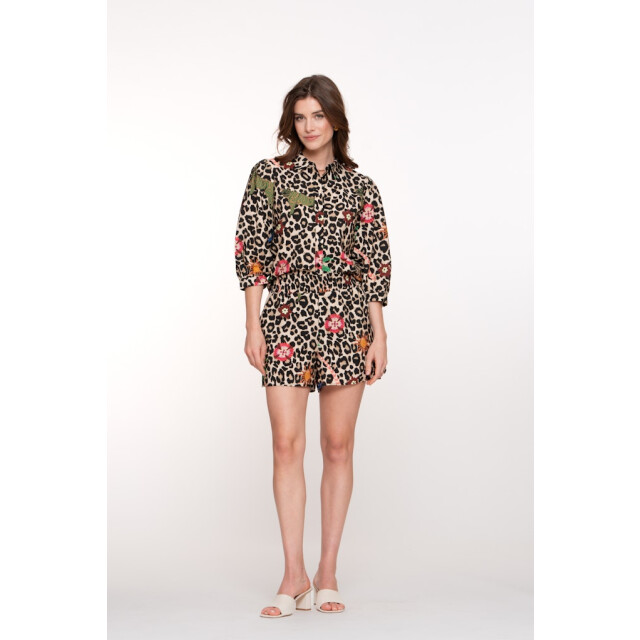 Geisha short 51413-20 720 sand/green/blue 06902.820.0026 large