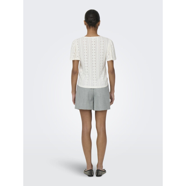 Only onlriverside s/s flaired top jrs 15312474 cloud dancer 06011.198.0180 large