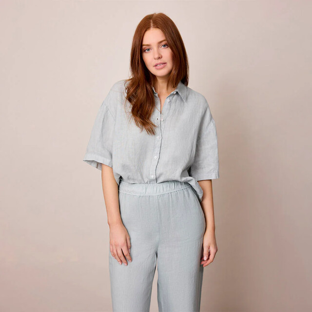 Corel Amsterdam nola pants uni linen 1011-1700 507 storm gray 06541.210.0002 large