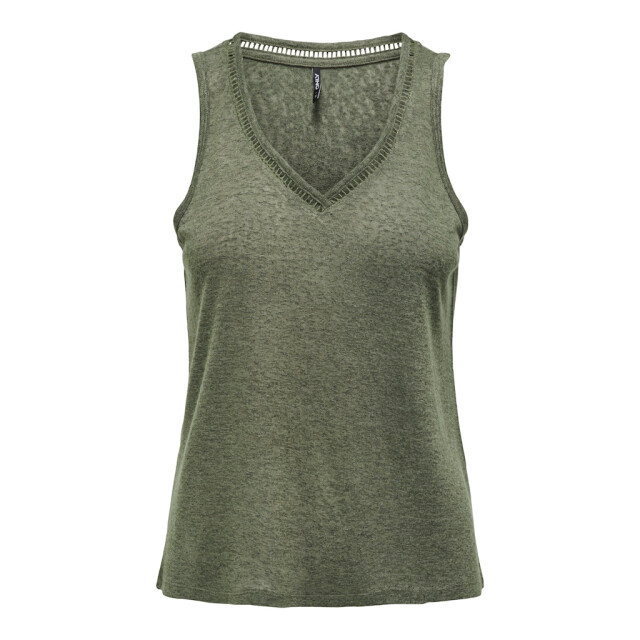 Only onlpenny s/l v-neck top jrs noos 15320076 ivy green 06615.369.0077 large