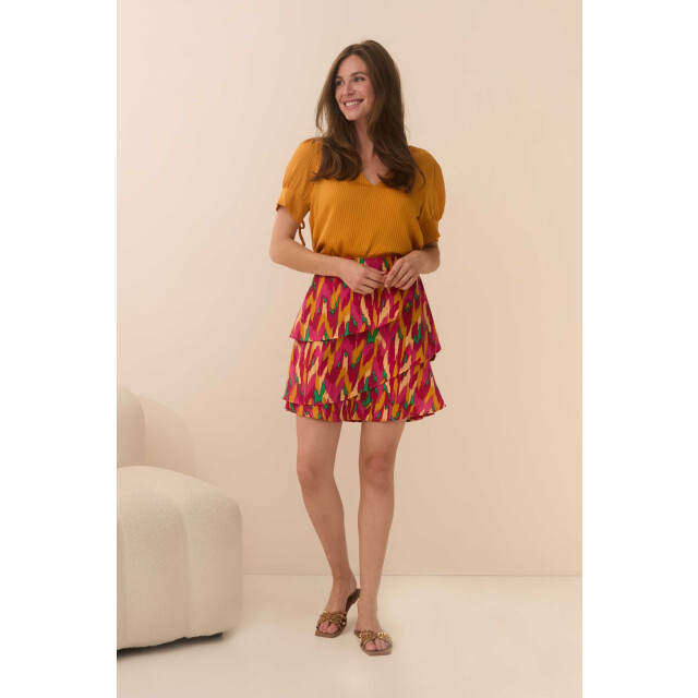 Lofty Manner blouse km qd01.1 blouse imani 350 orange 06613.540.0015 large