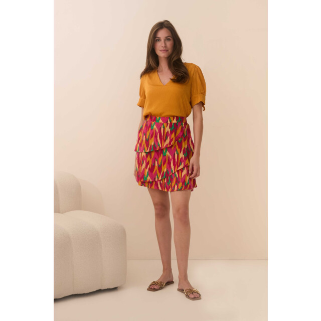 Lofty Manner blouse km qd01.1 blouse imani 350 orange 06613.540.0015 large