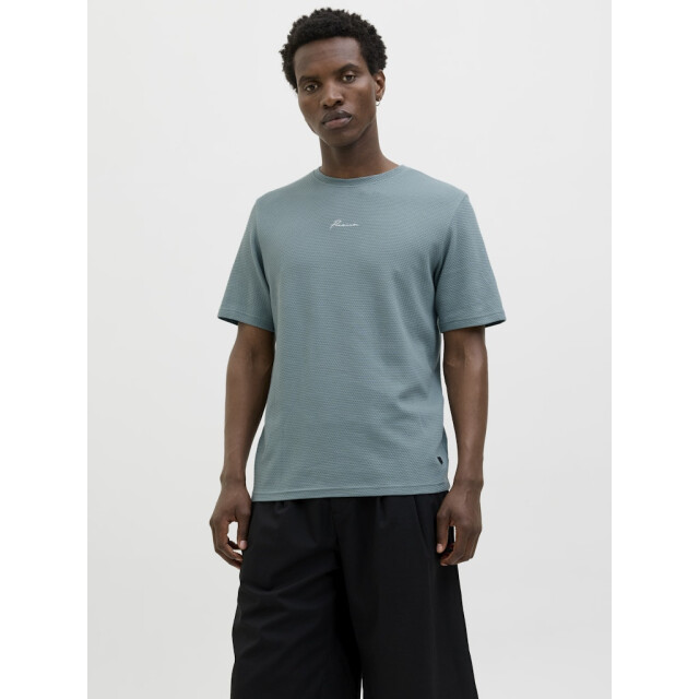 Jack & Jones jprblafranco ss tee crew neck ln 12175825 stormy sea 05011.315.0042 large