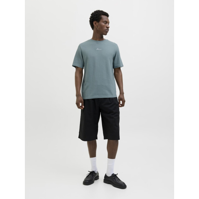 Jack & Jones jprblafranco ss tee crew neck ln 12175825 stormy sea 05011.315.0042 large
