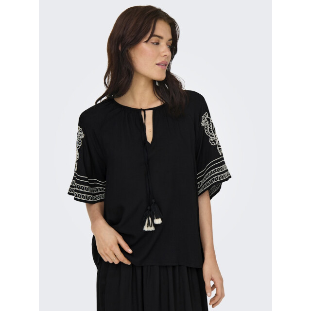 Jacqueline de Yong risso life bianca l/s top wvn 15347078 - 06615.991.0035 large