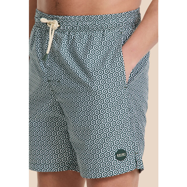 Shiwi men mike swim short 7 inch geo tile 1525107650 7534 green leaf geo tile 05412.369.0031 large
