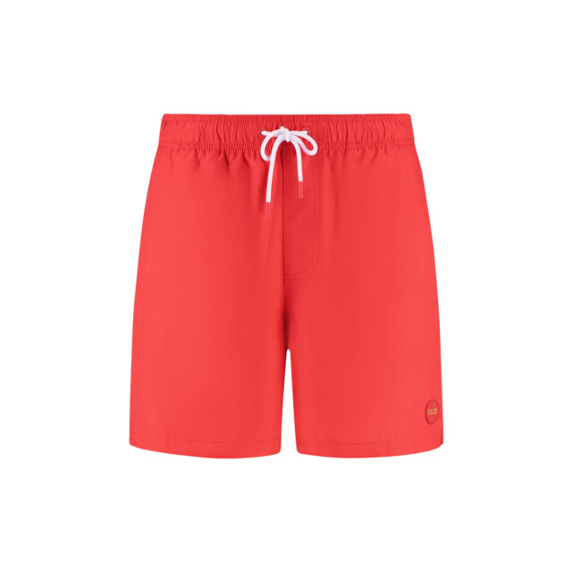 Shiwi men mike swim shorts 7 inch solid 1525107100 3011 red hibiscus 05412.640.0009 large