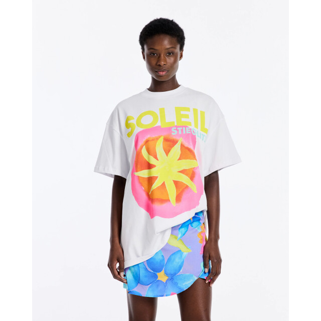 Stieglitz sofia oversized t-shirt s2502065 white 06011.100.0221 large