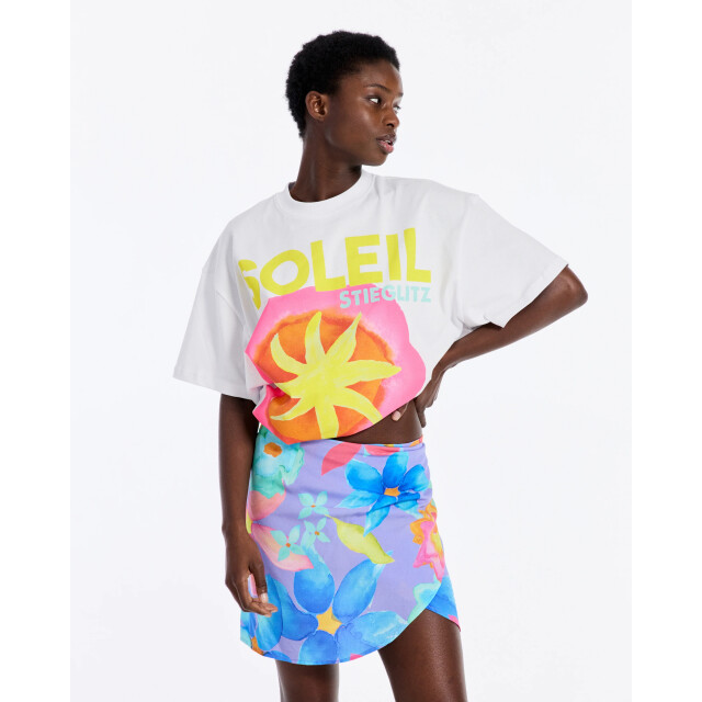Stieglitz sofia oversized t-shirt s2502065 white 06011.100.0221 large