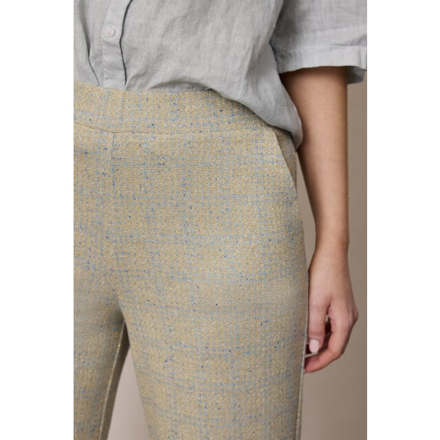 Corel Amsterdam lilly jacquard lurex pants 1006-1409 500 citadel blue 06541.349.0009 large