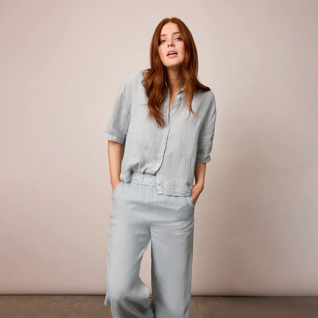 Corel Amsterdam mila blouse km linen 2038-1900 507 storm gray 06613.210.0006 large