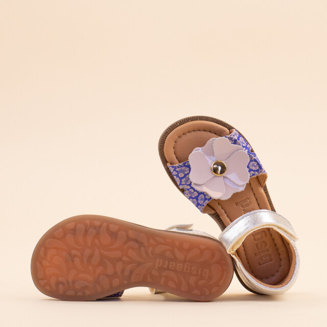 Bisgaard Sandal barbara lavender kids meisjes leer 70274-1800 large