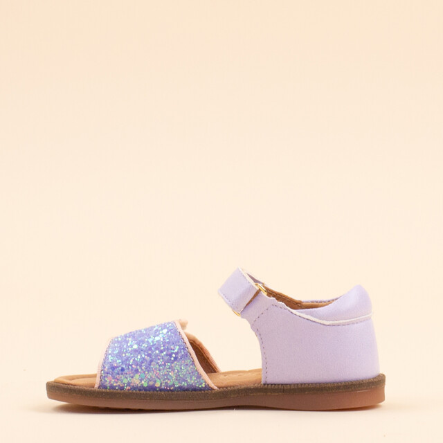 Bisgaard Sandal aida lavender glitter kids meisjes leer 73529-1847 large