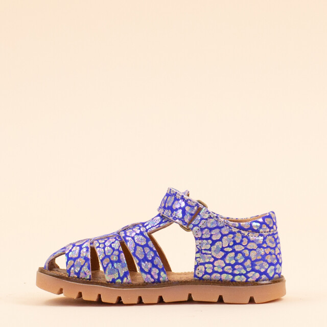 Bisgaard Sandal beka cobalt fantasy kids meisjes leer 71242-1766 large