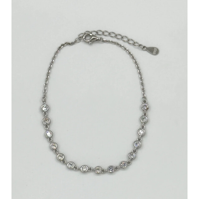 Smashed Lemon 62043 zilveren armband met zirkoon kristallen kralen 62043-020-OS large