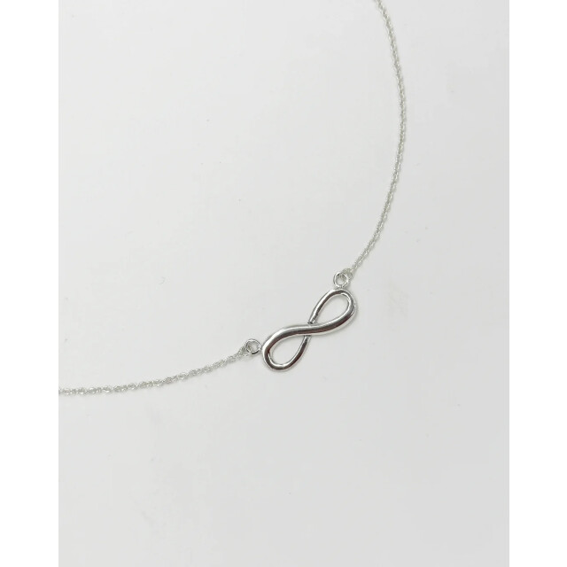 Smashed Lemon 64002 dunne zilveren ketting met oneindigheidskraal 64002-020-OS large
